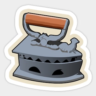 Traditional Charcoal Iron Sticker